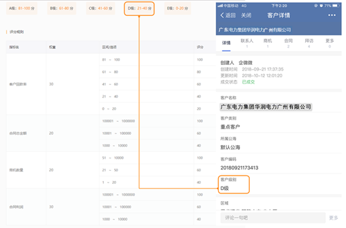 客户级别