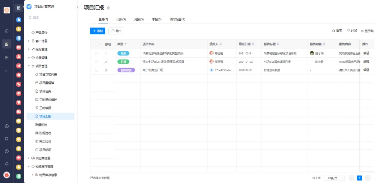 项目名称、员工信息、投入工时、人工单价、客户名称